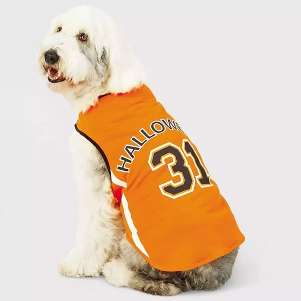 Hyde & EEK! Boutique Halloween Dog and Cat Basketball Jersey - Medium